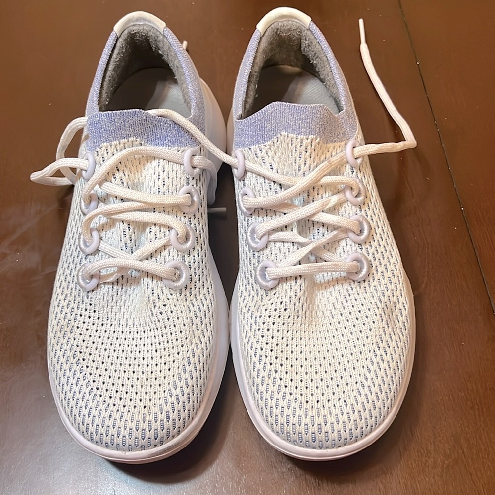 Allbirds Womens Tree Dasher Bluster (white Sole) Running Shoes Size 10.5…
